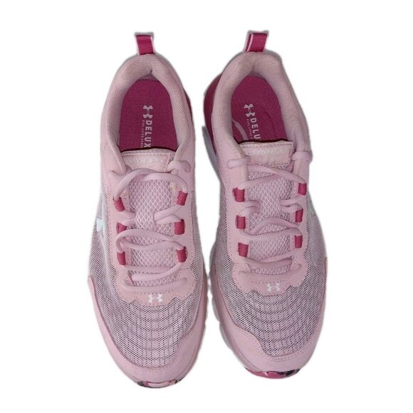 Under Armour Women's Size 11 US Charged Assert 9 Pink Rose Marble Running Shoes - Picture 2 of 11